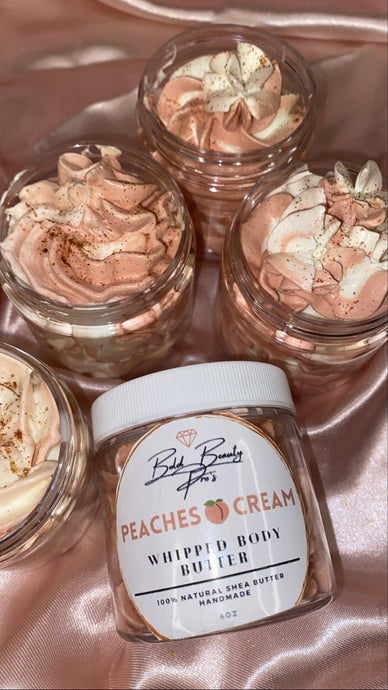 “Peaches and Cream” Whipped Body Butter 🍑 - Bold Beauty Pro LLC